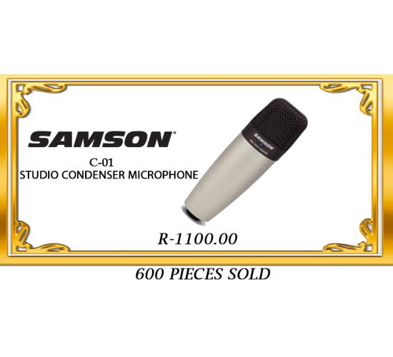 SAMSON C01 CONDENSOR MICROPHONE